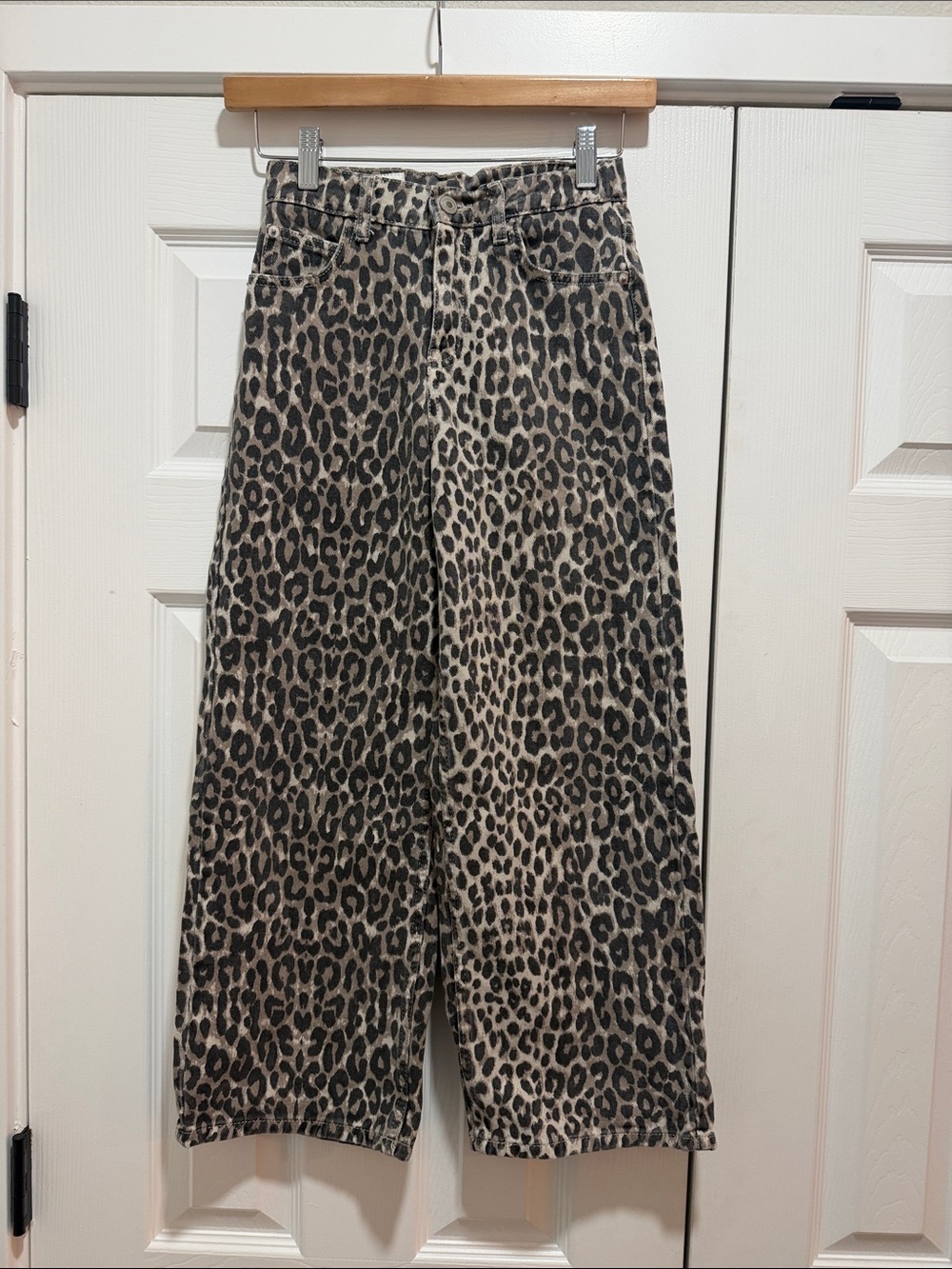 Zara Animal Print Jeans Size 9/10